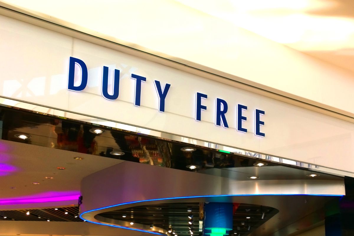 profumi in aereo Duty-Free